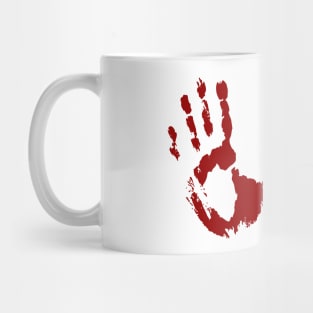 Bloody Handprints Mug